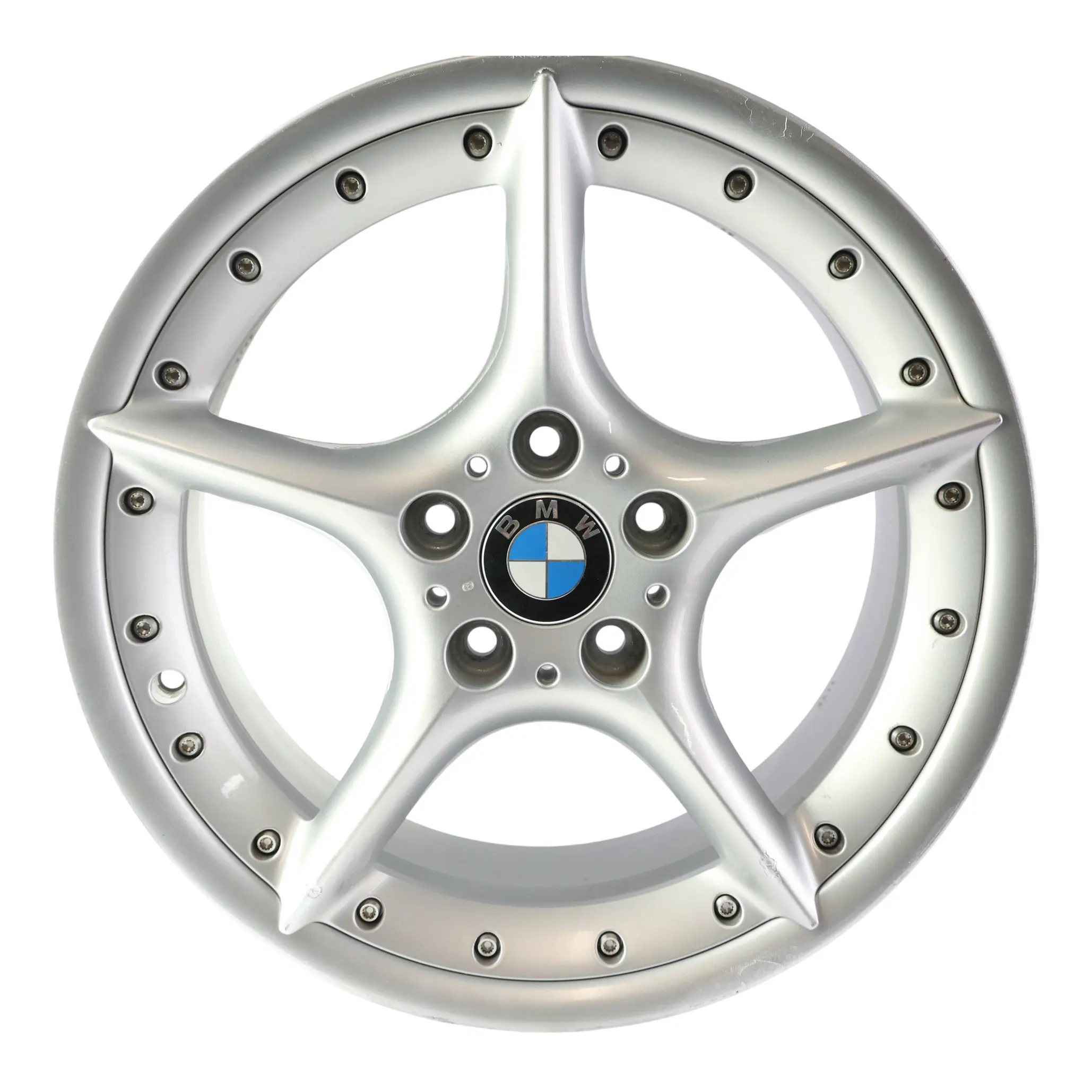 BMW Z4 E85 Tylna Felga Alu Srebrna 18" 8,5J ET:50 Star Spoke 108 6758195