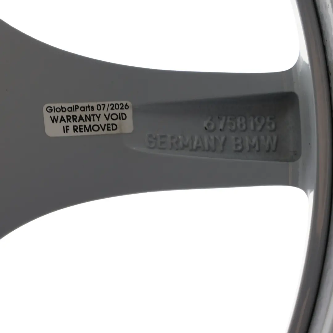 BMW Z4 E85 E86 Hinten Alu Felge Alufelge 18" 8,5J ET:50 Sternspeiche 108 BBS - SKU 6758195-2 - Teilenummer 6758195