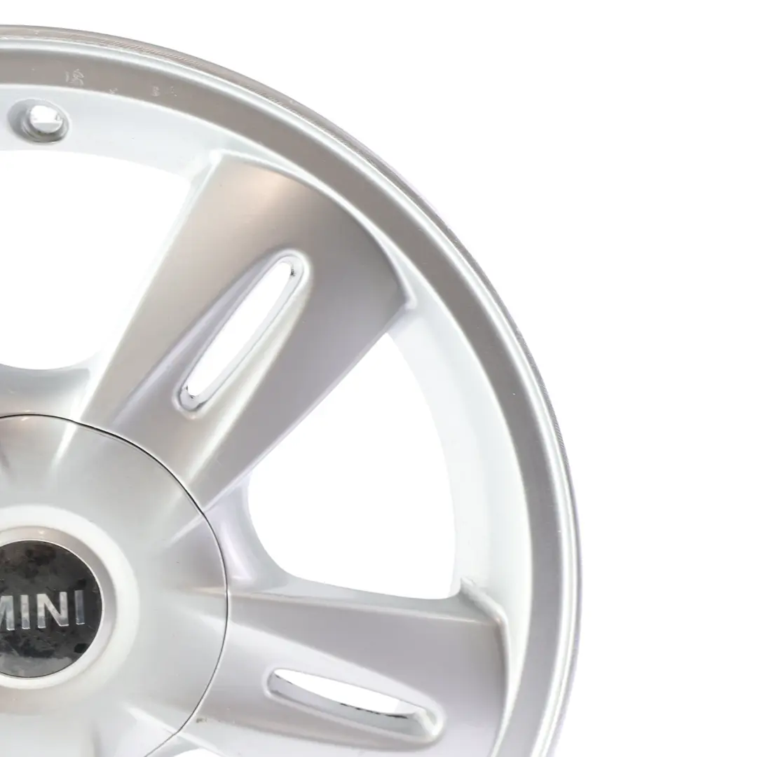 Argento Cerchio AlluMini o 15 " 5,5J ET: 45 5 Star Rocket 93 per Mini Cooper One R50 con numero di parte 6763295 Mini Cooper One R50 Argento Cerchio AlluMini o 15 " 5,5J ET: 45 5 Star Rocket 93 - SKU 6763295-2 - Numero di parte 6763295