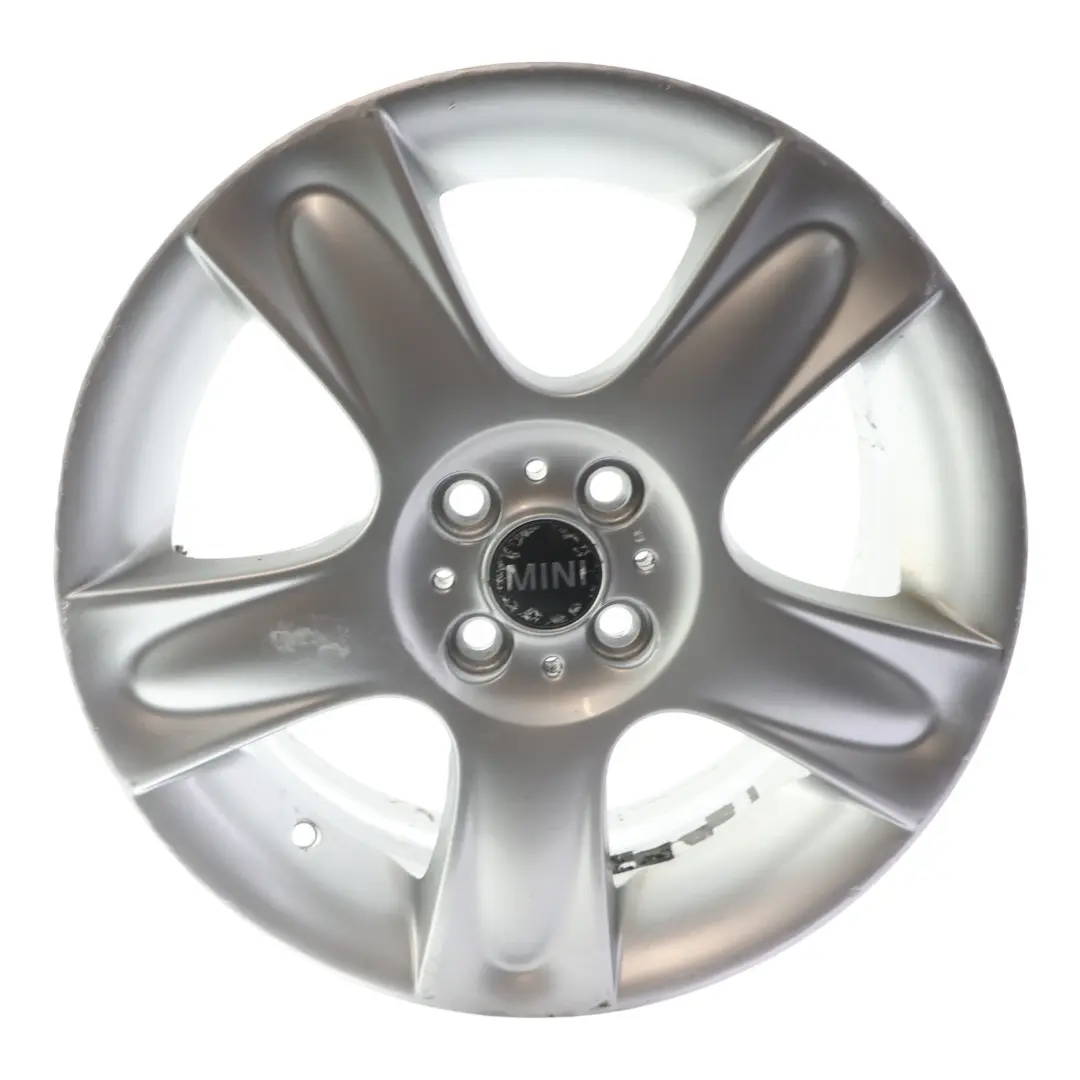 Mini Cooper One R50 R52 R53 Argent Jantes Alu 17" 7J ET:48 5 etoile Balle 91 - SKU 6763299-2 - Numéro de pièce 6763299