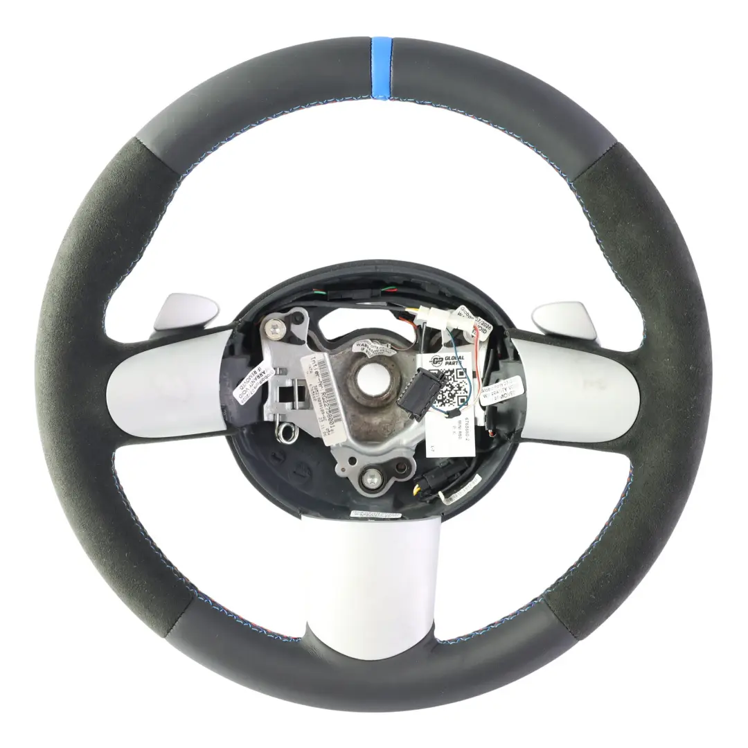 Leather / Alcantara Steering Wheel Steptronic to Mini Cooper R50 R52 R53 NEW Black with Part number 6765660 Mini Cooper R50 R52 R53 NEW Black Leather / Alcantara Steering Wheel Steptronic - SKU 6765660-2 - Part number 6765660