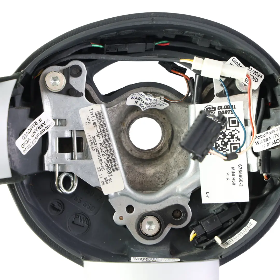 Leather / Alcantara Steering Wheel Steptronic to Mini Cooper R50 R52 R53 NEW Black with Part number 6765660 Mini Cooper R50 R52 R53 NEW Black Leather / Alcantara Steering Wheel Steptronic - SKU 6765660-2 - Part number 6765660