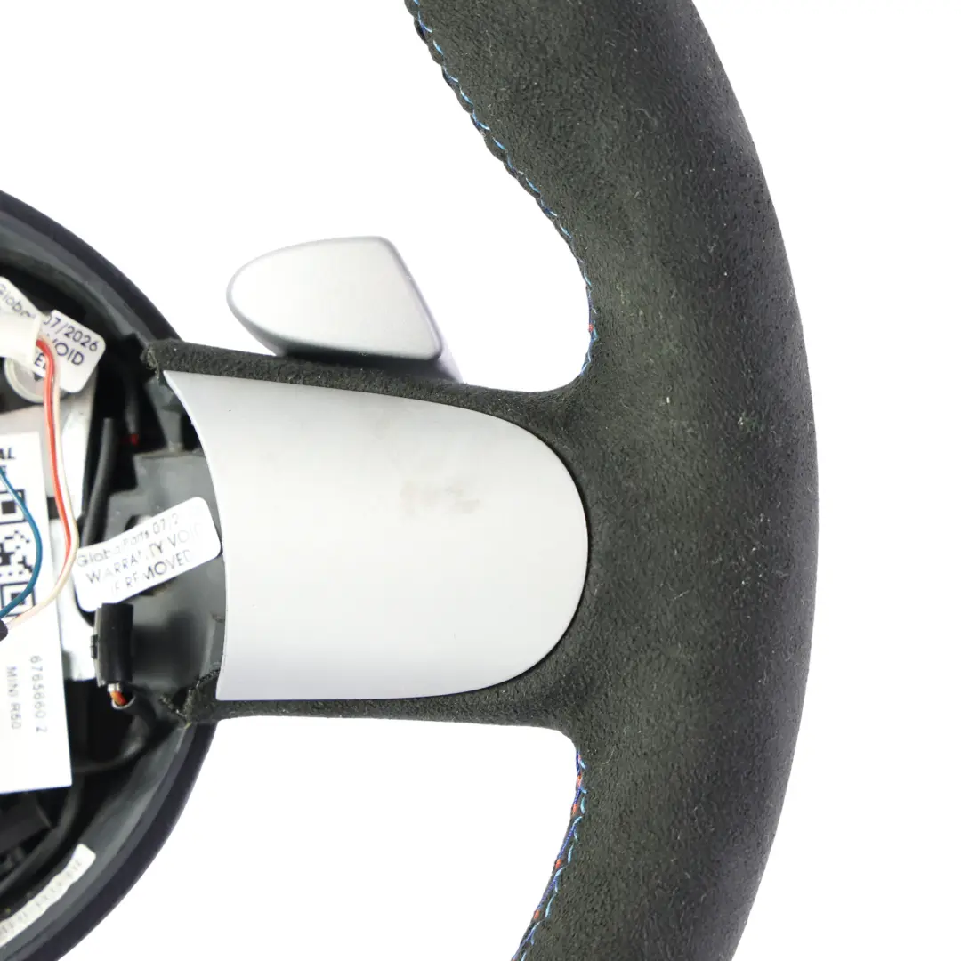 Leather / Alcantara Steering Wheel Steptronic to Mini Cooper R50 R52 R53 NEW Black with Part number 6765660 Mini Cooper R50 R52 R53 NEW Black Leather / Alcantara Steering Wheel Steptronic - SKU 6765660-2 - Part number 6765660