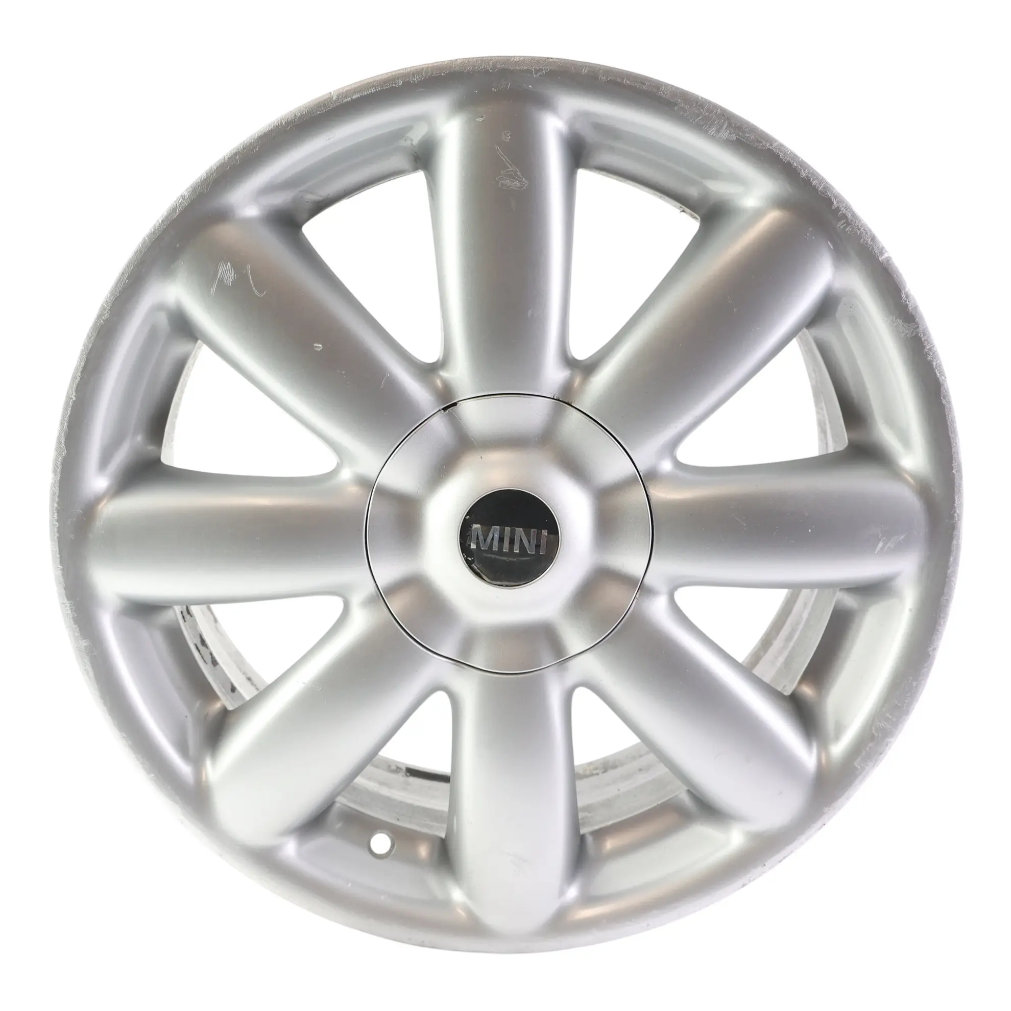Mini Cooper One R50 R56 R57 Jante Alliage argentée 17" 7J Rayons Couronne 104