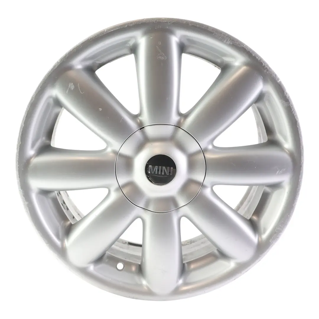 llanta aleación de plata 17 "7J Crown Spoke 104 para Mini Cooper One R50 R55 R56 R57 con número de pieza 6769411 Mini Cooper One R50 R55 R56 R57 llanta aleación de plata 17 "7J Crown Spoke 104 - SKU 6769411-2 - Número de pieza 6769411