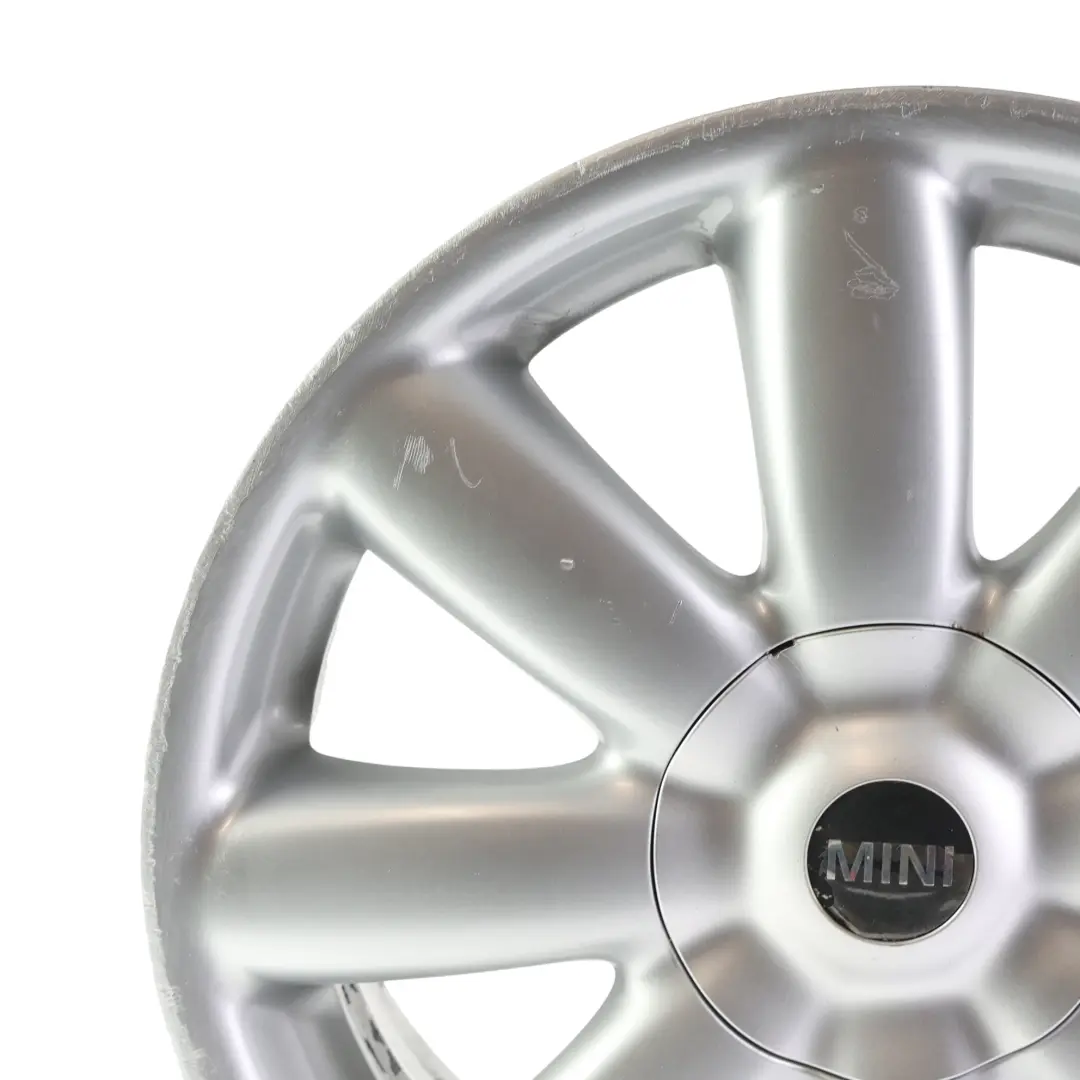 llanta aleación de plata 17 "7J Crown Spoke 104 para Mini Cooper One R50 R55 R56 R57 con número de pieza 6769411 Mini Cooper One R50 R55 R56 R57 llanta aleación de plata 17 "7J Crown Spoke 104 - SKU 6769411-2 - Número de pieza 6769411