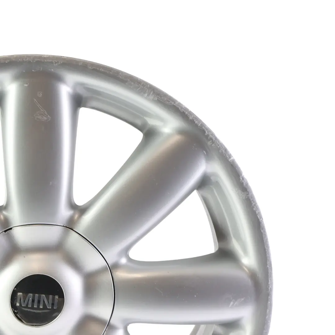 Mini Cooper One R50 R55 R56 R57 llanta aleación de plata 17 "7J Crown Spoke 104 - SKU 6769411-2 - Número de pieza 6769411