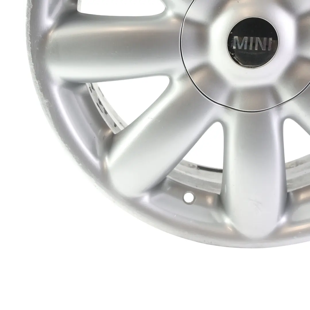 Mini Cooper One R50 R55 R56 R57 llanta aleación de plata 17 "7J Crown Spoke 104 - SKU 6769411-2 - Número de pieza 6769411