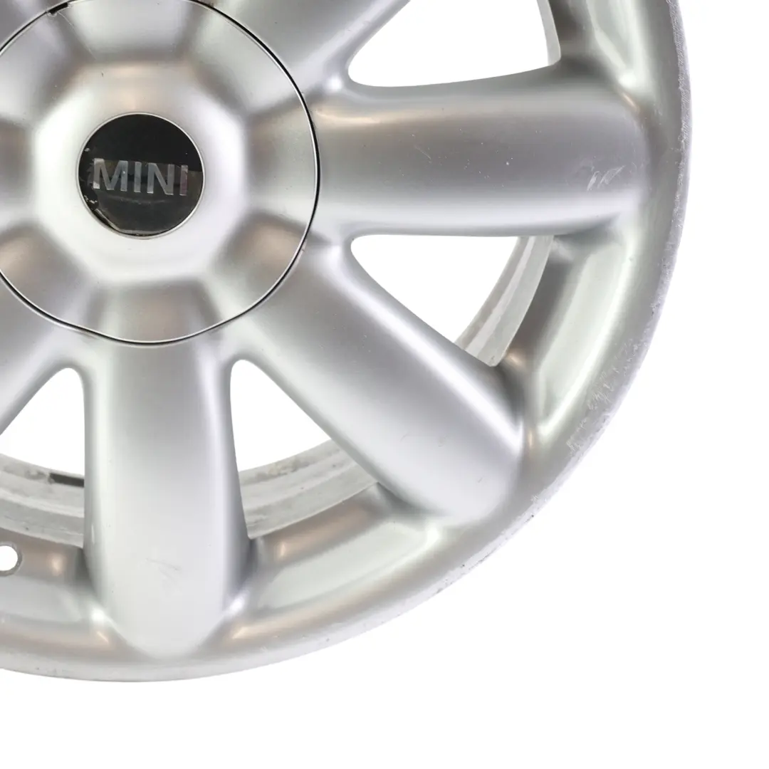 Mini Cooper One R50 R55 R56 R57 llanta aleación de plata 17 "7J Crown Spoke 104 - SKU 6769411-2 - Número de pieza 6769411