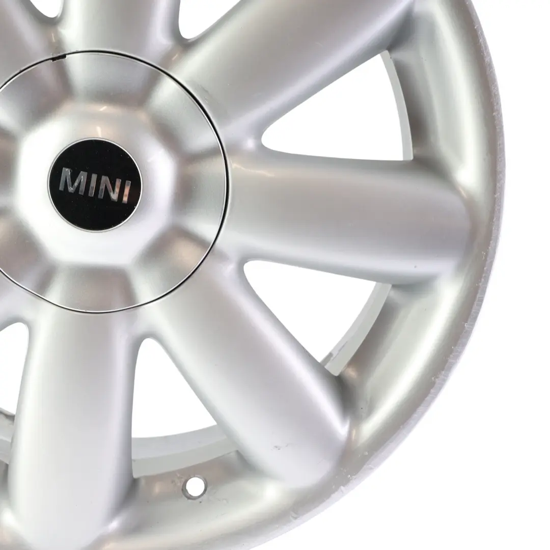 Mini One R50 R55 R56 R57 Srebrna Felga Aluminiowa 17" 7J Crown Spoke 104 - SKU 6769411-4 - Numer Części 6769411