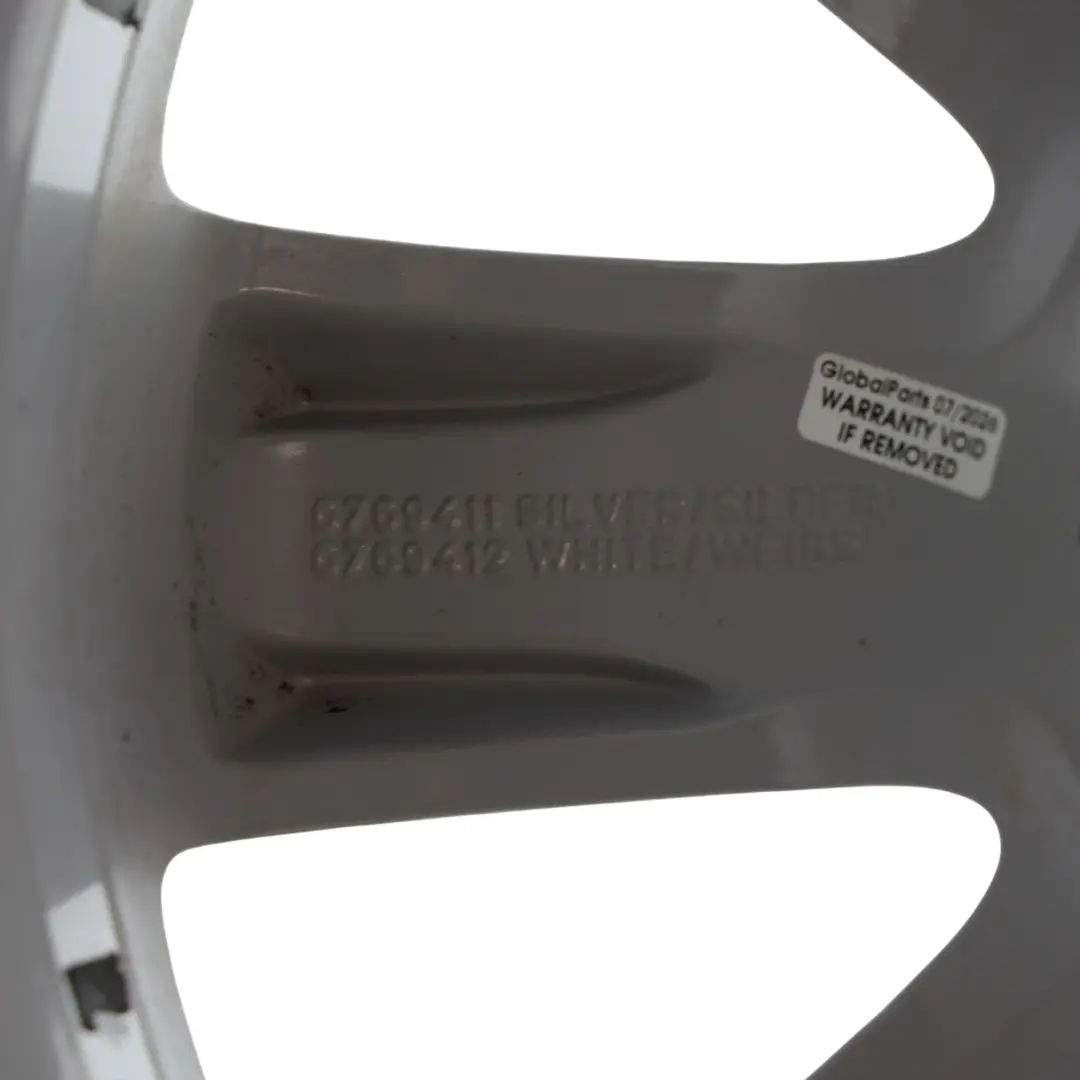 Mini Cooper R50 R55 R56 R57 Silver Wheel Alloy Rim 17" 7J Crown Spoke 104 - SKU 6769411-5 - Part number 6769411