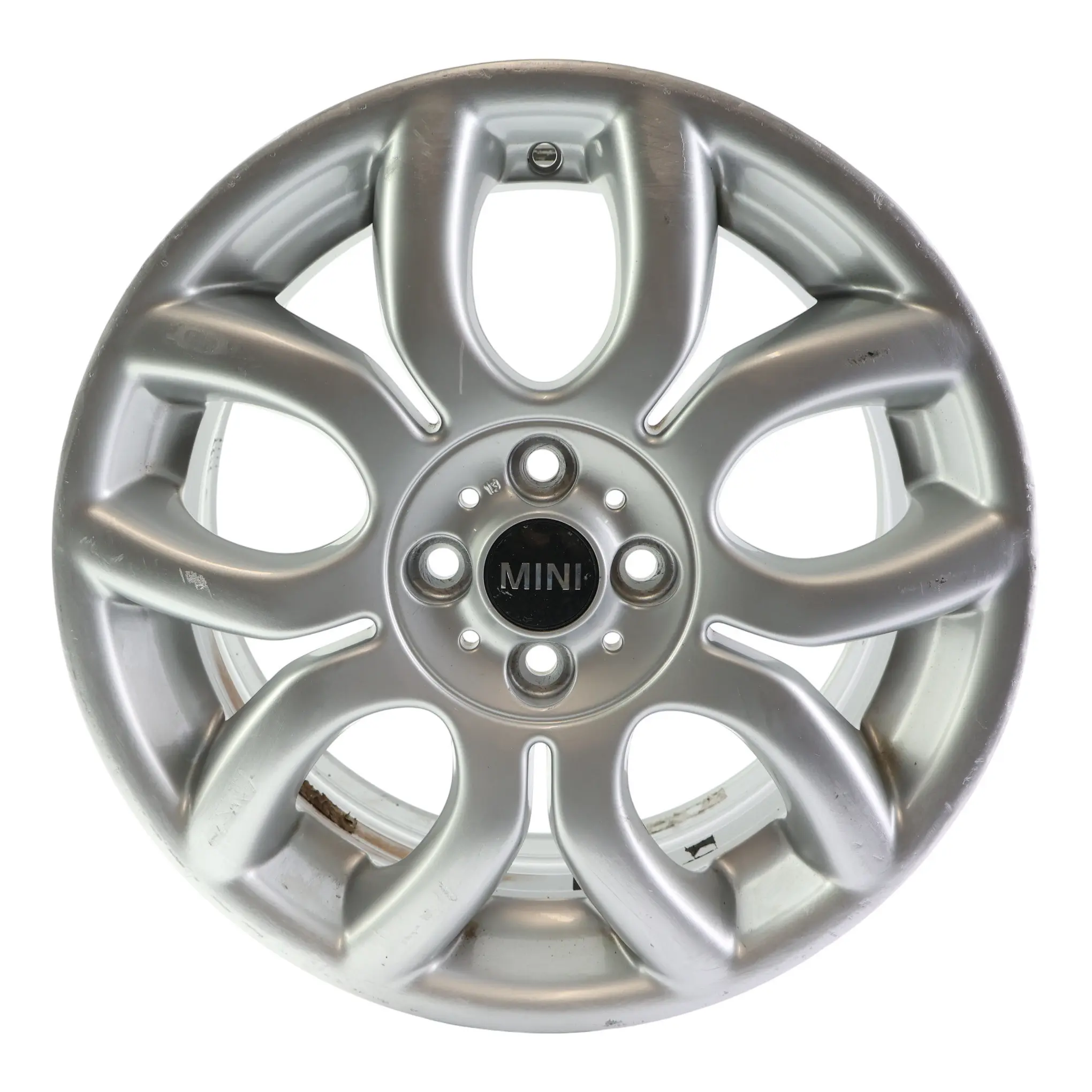 Mini Cooper One R50 R55 R56 R57 Wheel Alloy Rim Silver 17" 7J Flame Spoke 97