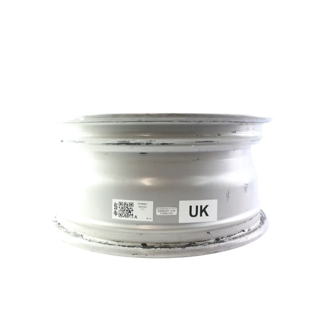 BMW E81 E87 E88 Silberne Leicht metall felge 16" 7J ET:44 Doppel speiche - SKU 6779696-7 - Teilenummer 6779696