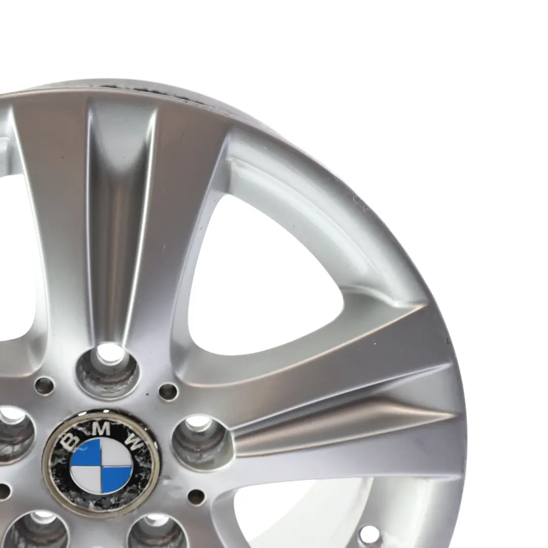 Silberne Leicht metall felge 16" 7J ET:44 Doppel speiche für BMW E81 E87 E88 mit Teilenummer 6779696 BMW E81 E87 E88 Silberne Leicht metall felge 16" 7J ET:44 Doppel speiche - SKU 6779696-7 - Teilenummer 6779696