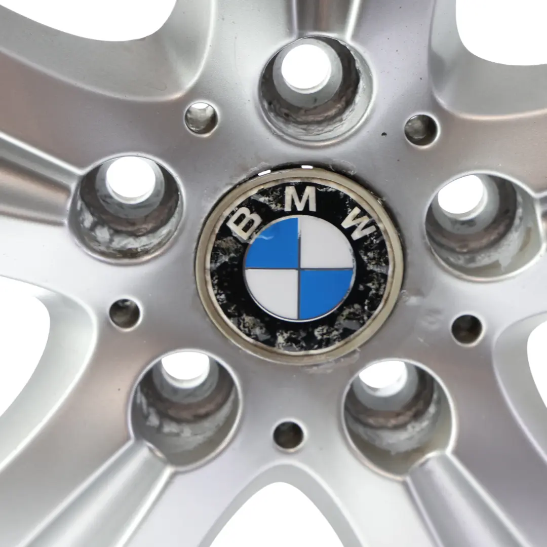 BMW E81 E87 E88 Silberne Leicht metall felge 16" 7J ET:44 Doppel speiche - SKU 6779696-7 - Teilenummer 6779696