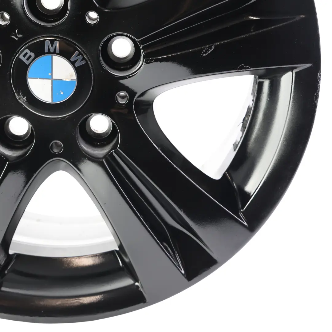 BMW E81 E87 E88 Alloy Wheel Rim Black 16" 7J ET:44 Double Spoke 222 - SKU 6779696-8 - Part number 6779696