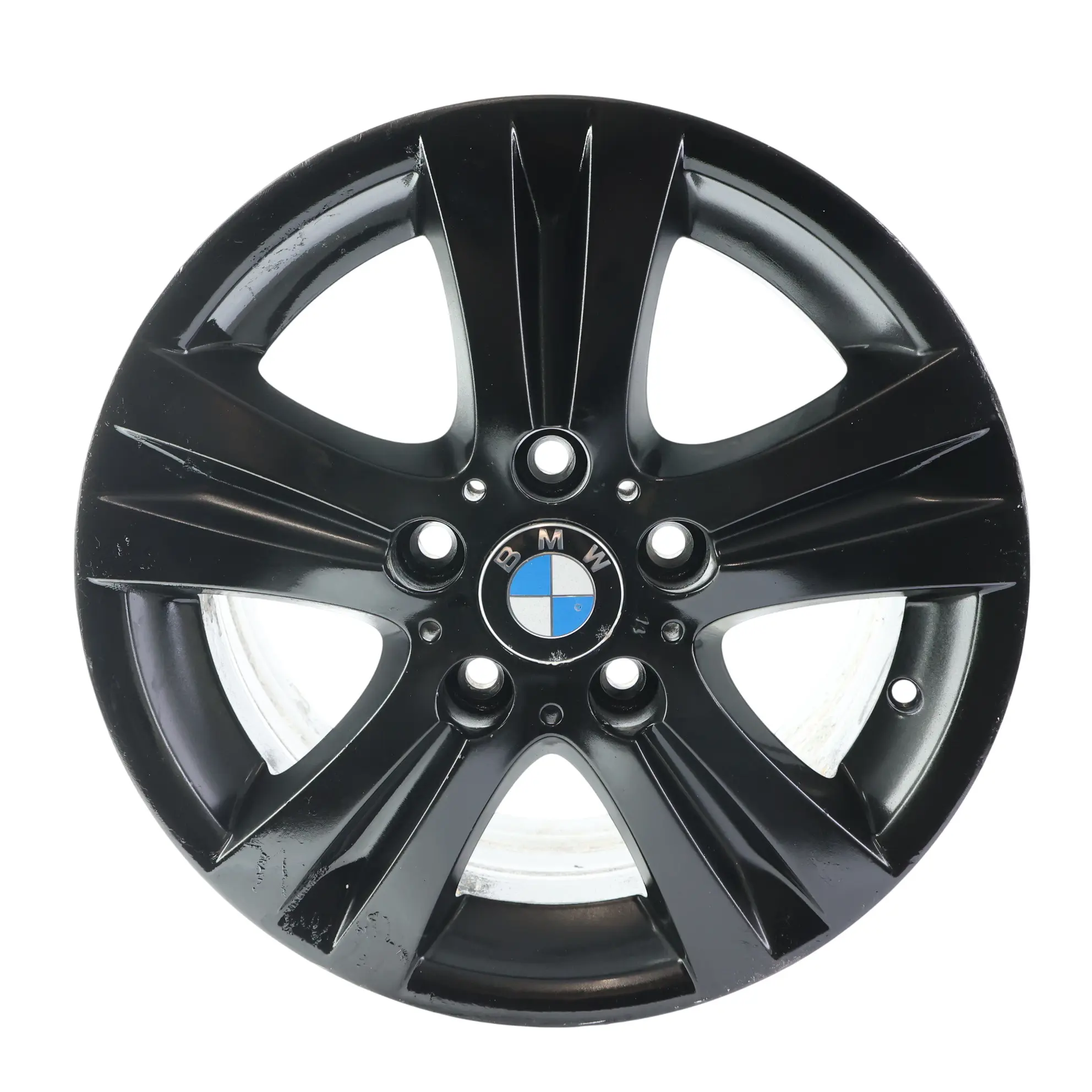 BMW E81 E87 E88 Jante Alliage Noir 16" 7J ET:44 Double Rayon 222 6779696