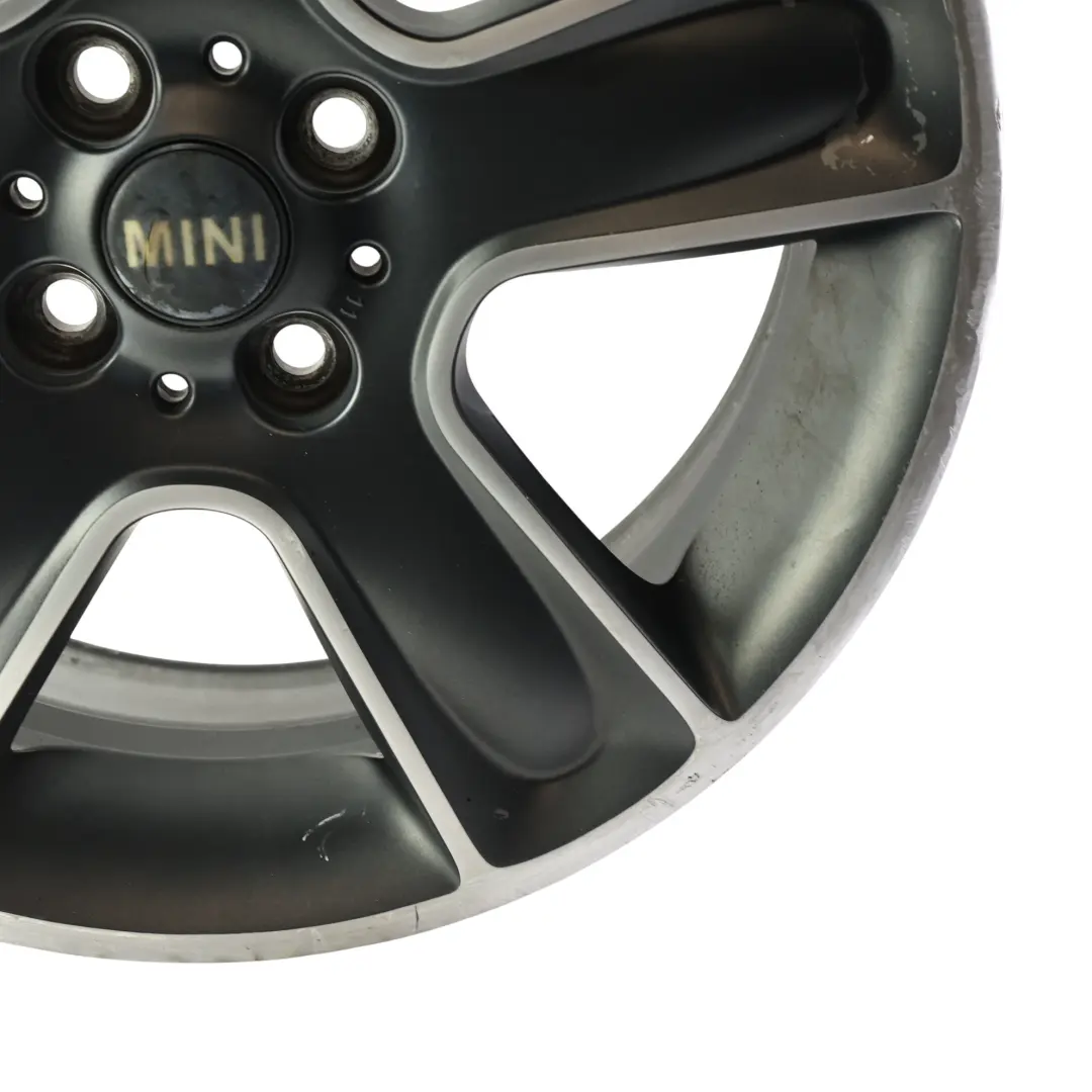 Mini Cooper One R55 R56 R57 Cerchio Lega 17" 7J ET:48 Nero Star Bullet 111 - SKU 6784124-5 - Numero di parte 6784124