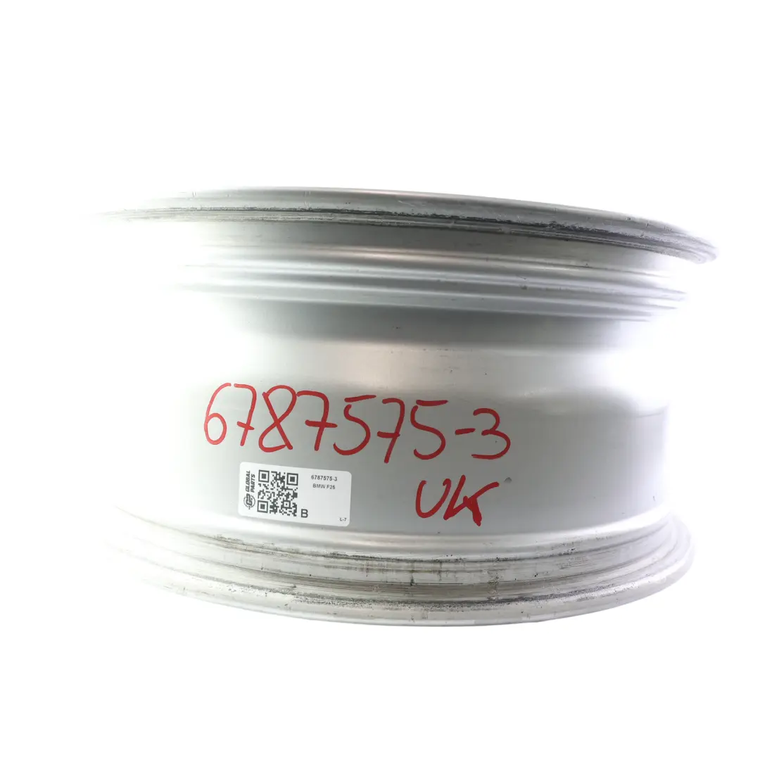 Wheel Rim BMW X3 F25 X4 F26 Silver Alloy 17" V Spoke 304 7,5J ET:32 - SKU 6787575-3 - Part number 6787575