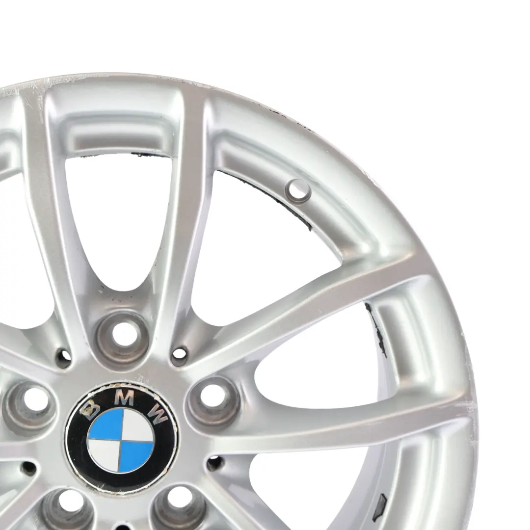Alloy Rim 16" 7J ET:40 V-Spoke 378 to BMW F20 F21 F22 F23 Silver Wheel with Part number 6796202 BMW F20 F21 F22 F23 Silver Wheel Alloy Rim 16" 7J ET:40 V-Spoke 378 - SKU 6796202-6 - Part number 6796202