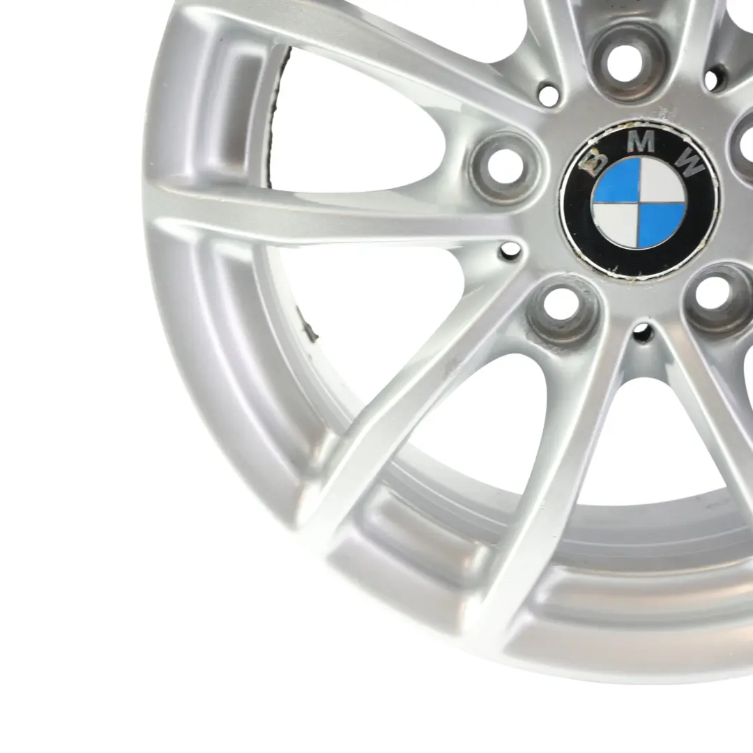 Silber Alu Felge Alufelge 16" V-Speiche 378 7J ET:40 für BMW F20 F21 F22 mit Teilenummer 6796202 BMW F20 F21 F22 Silber Alu Felge Alufelge 16" V-Speiche 378 7J ET:40 - SKU 6796202-6 - Teilenummer 6796202