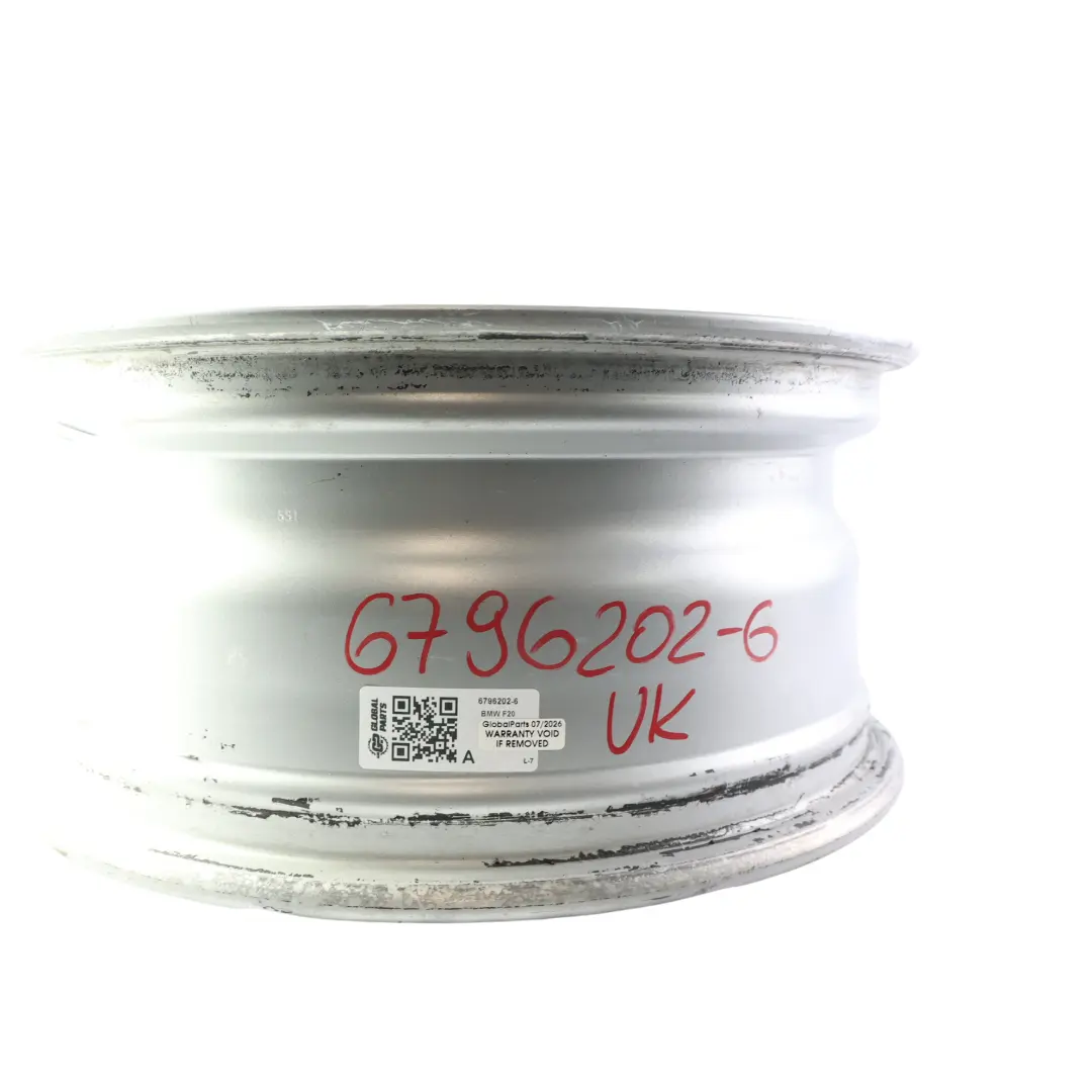 BMW F20 F21 F22 Silber Alu Felge Alufelge 16" V-Speiche 378 7J ET:40 - SKU 6796202-6 - Teilenummer 6796202
