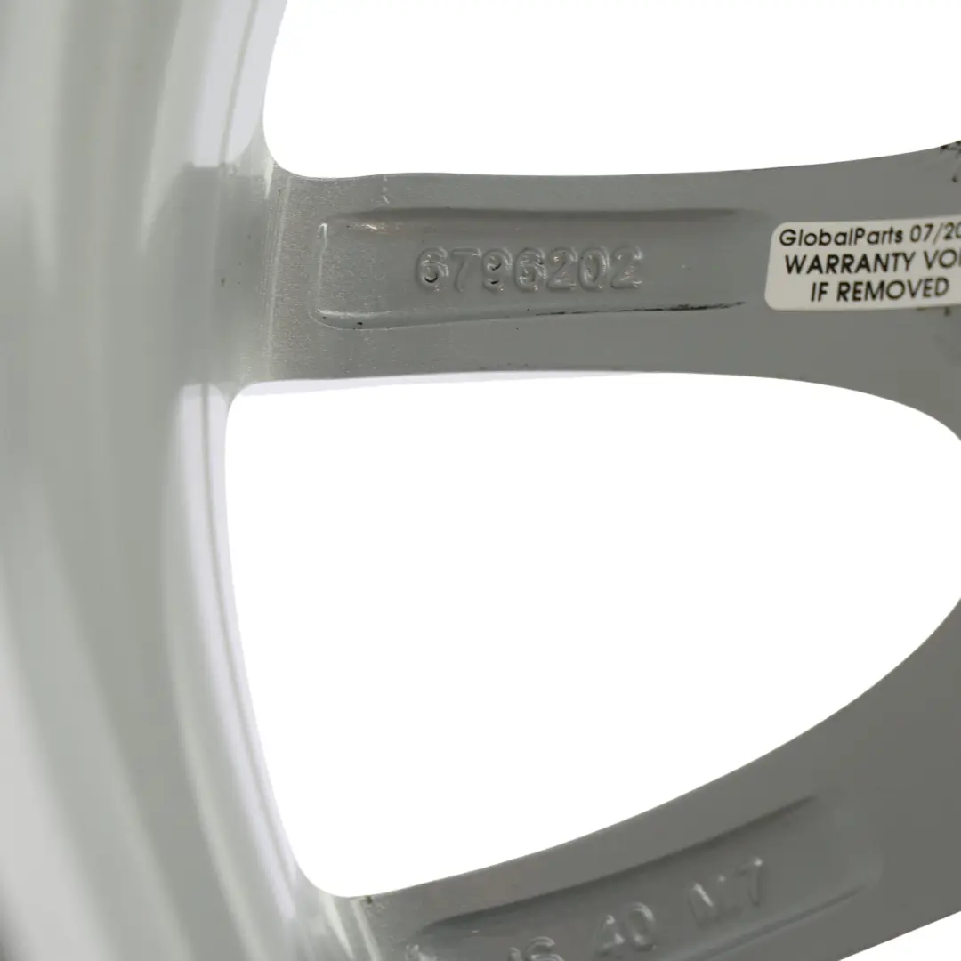 Silber Alu Felge Alufelge 16" V-Speiche 378 7J ET:40 für BMW F20 F21 F22 mit Teilenummer 6796202 BMW F20 F21 F22 Silber Alu Felge Alufelge 16" V-Speiche 378 7J ET:40 - SKU 6796202-6 - Teilenummer 6796202