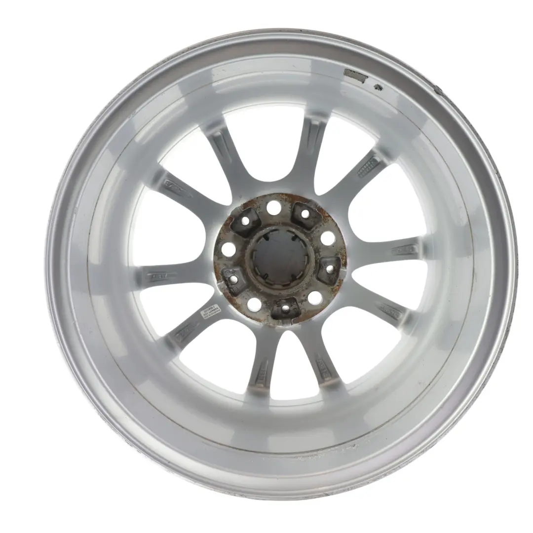 BMW F30 F31 F36 Silberne Leichtmetallfelge 16" 7J ET:31 V-Speiche 390 - SKU 6796236 - Teilenummer 6796236