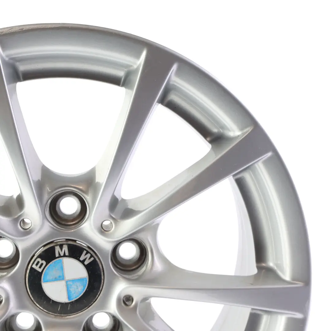 BMW F30 F31 F36 Silberne Leichtmetallfelge 16" 7J ET:31 V-Speiche 390 - SKU 6796236 - Teilenummer 6796236