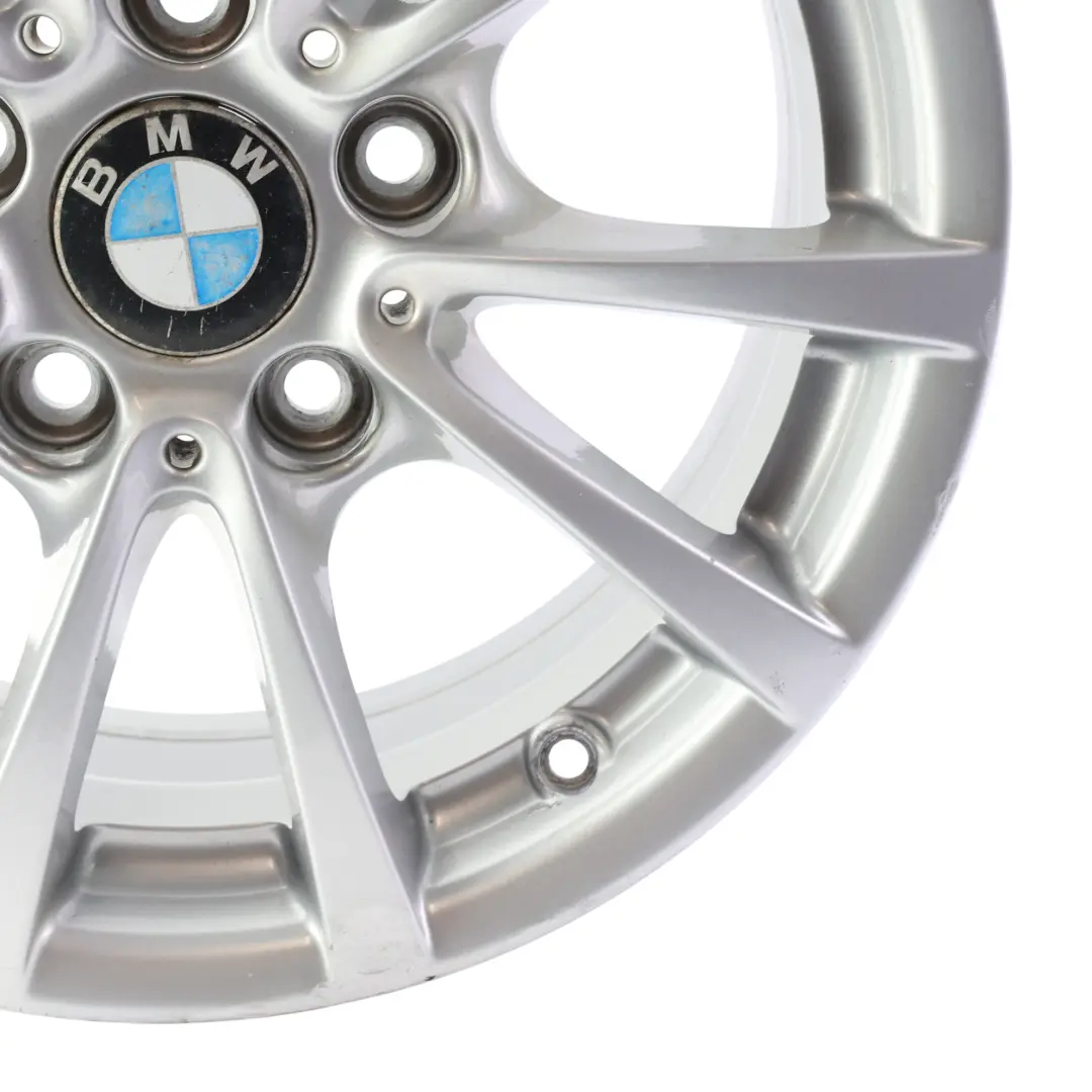 BMW F30 F31 F36 Silberne Leichtmetallfelge 16" 7J ET:31 V-Speiche 390 - SKU 6796236 - Teilenummer 6796236