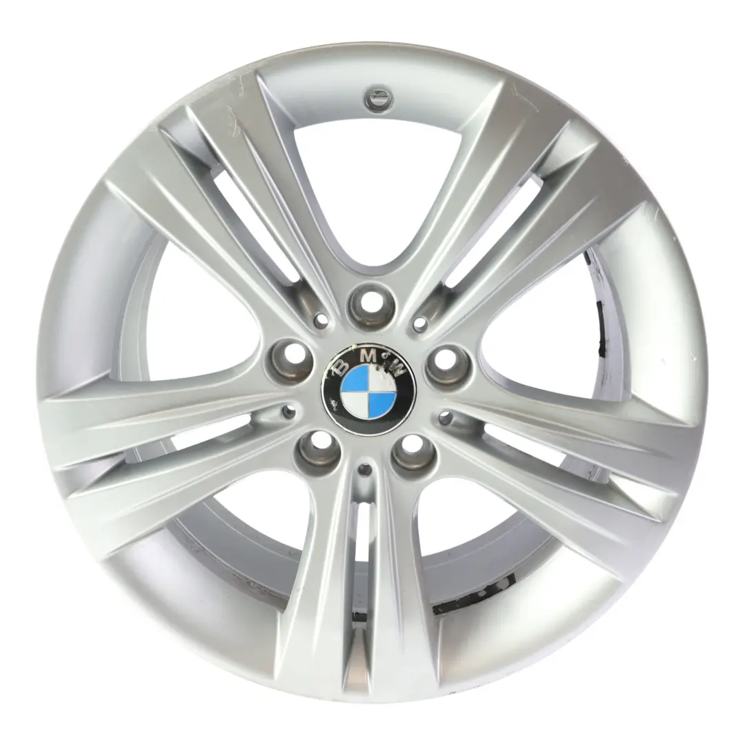 BMW F30 F31 F32 Silver Alloy Wheel Rim 17" Double Spoke 392 ET:37 7,5J - SKU 6796239-7 - Part number 6796239