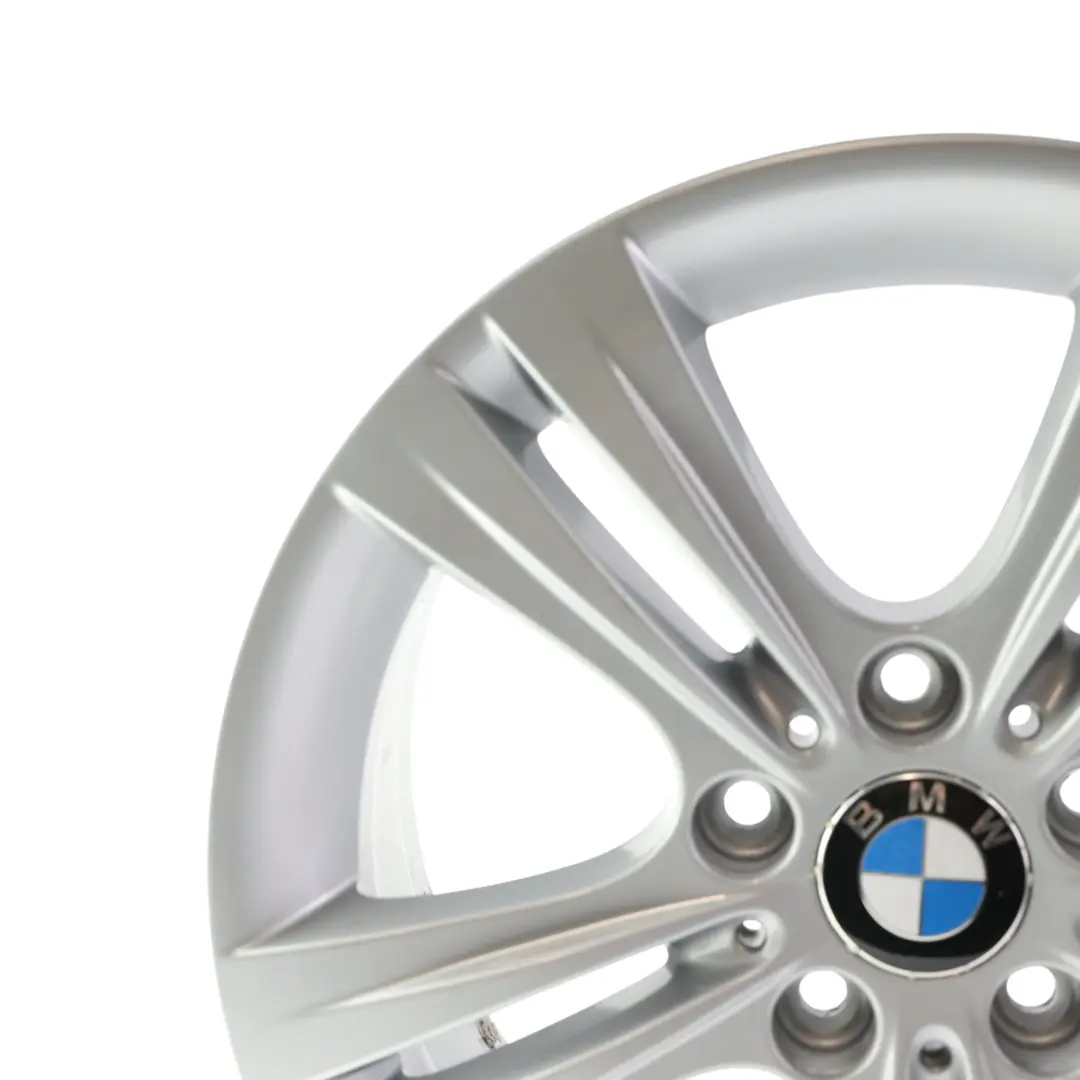 BMW F30 F31 F32 Silver Alloy Wheel Rim 17" Double Spoke 392 ET:37 7,5J - SKU 6796239-8 - Part number 6796239
