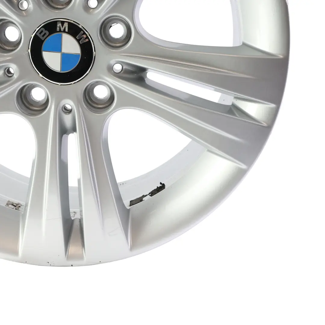 BMW F30 F31 F32 Silver Alloy Wheel Rim 17" Double Spoke 392 ET:37 7,5J - SKU 6796239-8 - Part number 6796239