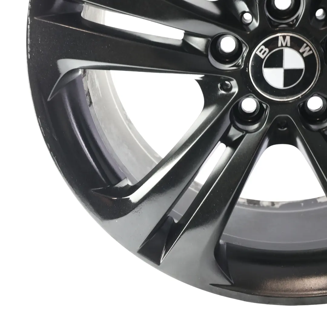 Alloy Wheel Rim Black 19" 8,5J Double Spoke 401 ET:47 to BMW F30 F31 F32 with Part number 6796257 BMW F30 F31 F32 Alloy Wheel Rim Black 19" 8,5J Double Spoke 401 ET:47 - SKU 6796257-4 - Part number 6796257