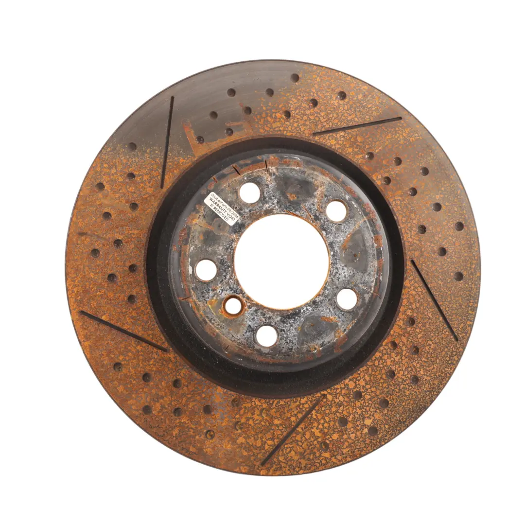 BMW F20 F21 F22 Rear Brake Disc Set Ventilated Drilled 345x24 Set X2 - SKU 6797598 - Part number 6797598