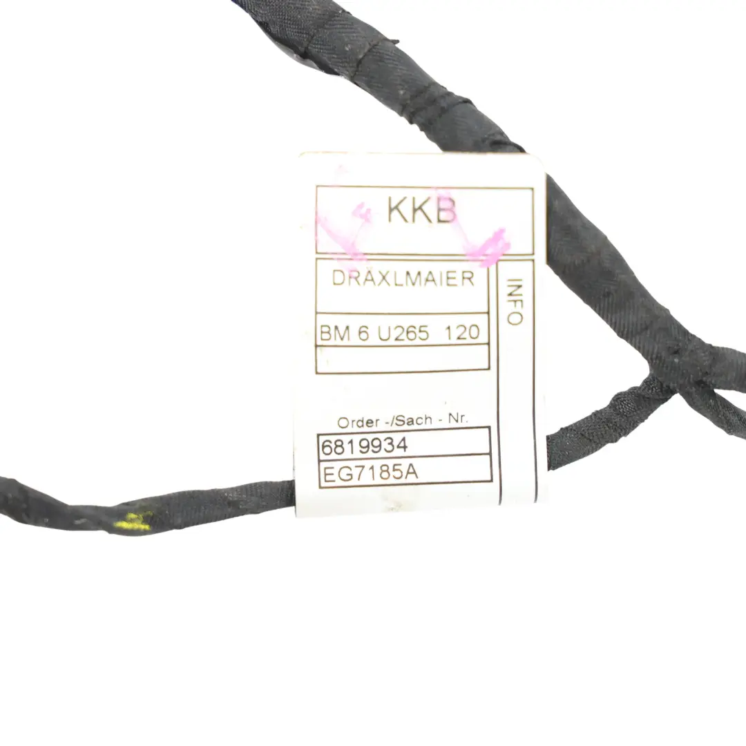 Front Door Card Light Wiring Loom Left Right N/O/S to BMW X5 F15 X6 F16 with Part number 6819934 BMW X5 F15 X6 F16 Front Door Card Light Wiring Loom Left Right N/O/S - SKU 6819934 - Part number 6819934