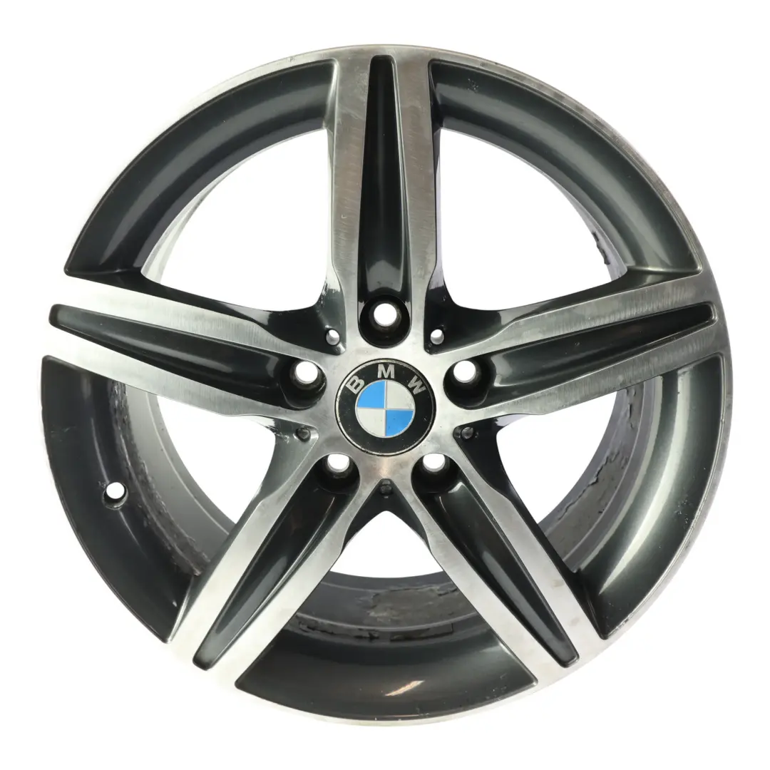 BMW F20 F21 Llanta de Aleacion Negra 17" Radio Estrella 379 7,5J ET:43 - SKU 6850151-1 - Número de pieza 6850151
