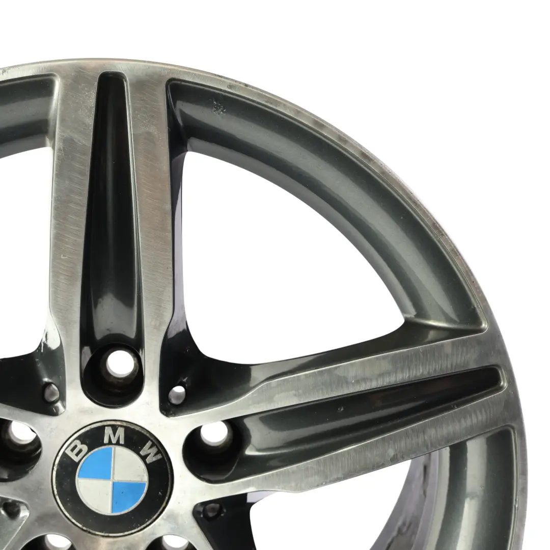 BMW F20 F21 Llanta de Aleacion Negra 17" Radio Estrella 379 7,5J ET:43 - SKU 6850151-1 - Número de pieza 6850151