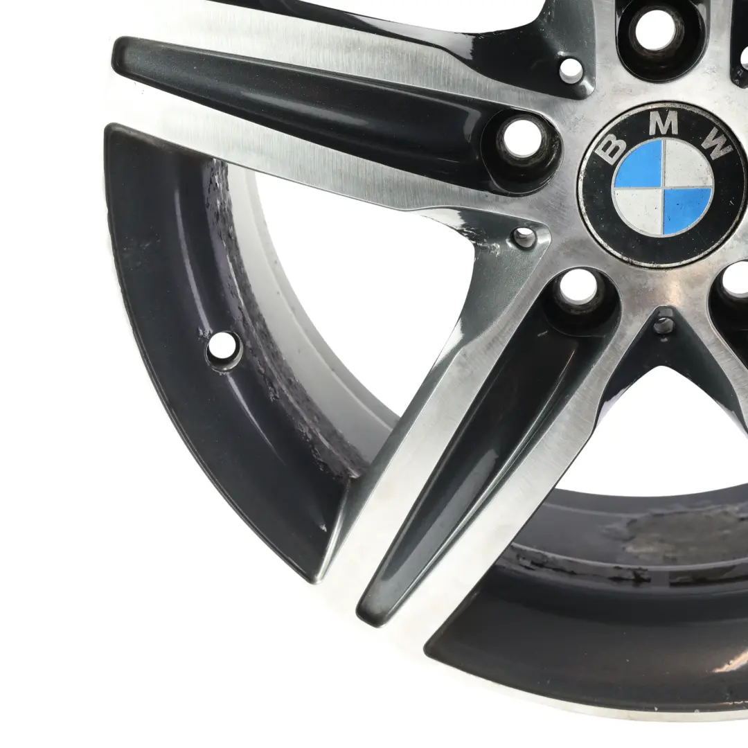 BMW F20 F21 Llanta de Aleacion Negra 17" Radio Estrella 379 7,5J ET:43 - SKU 6850151-1 - Número de pieza 6850151