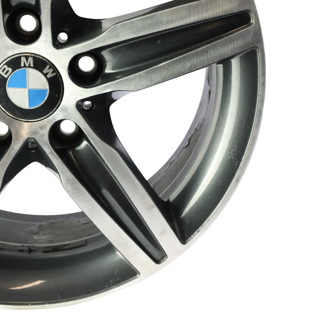 BMW F20 F21 Llanta de Aleacion Negra 17" Radio Estrella 379 7,5J ET:43 - SKU 6850151-1 - Número de pieza 6850151