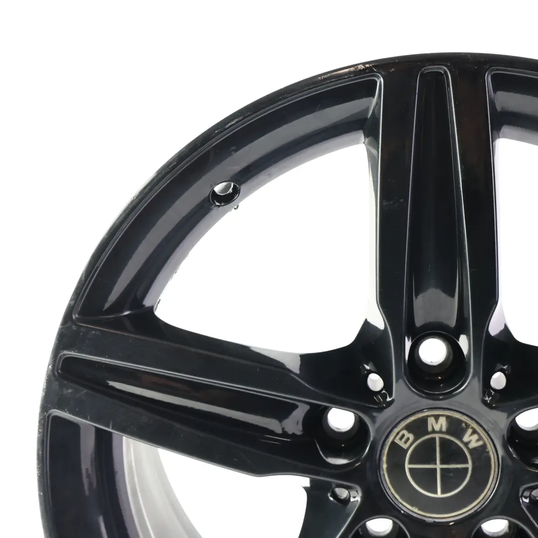 BMW F20 F21 F22 F23 Wheel Rim Alloy Black 17" Star Spoke 379 ET:43 7,5J - SKU 6850151-18 - Part number 6850151