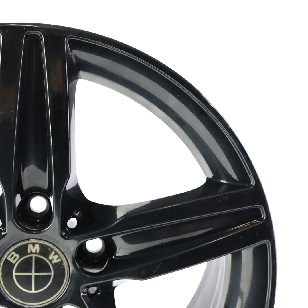 BMW F20 F21 F22 F23 Wheel Rim Alloy Black 17" Star Spoke 379 ET:43 7,5J - SKU 6850151-18 - Part number 6850151