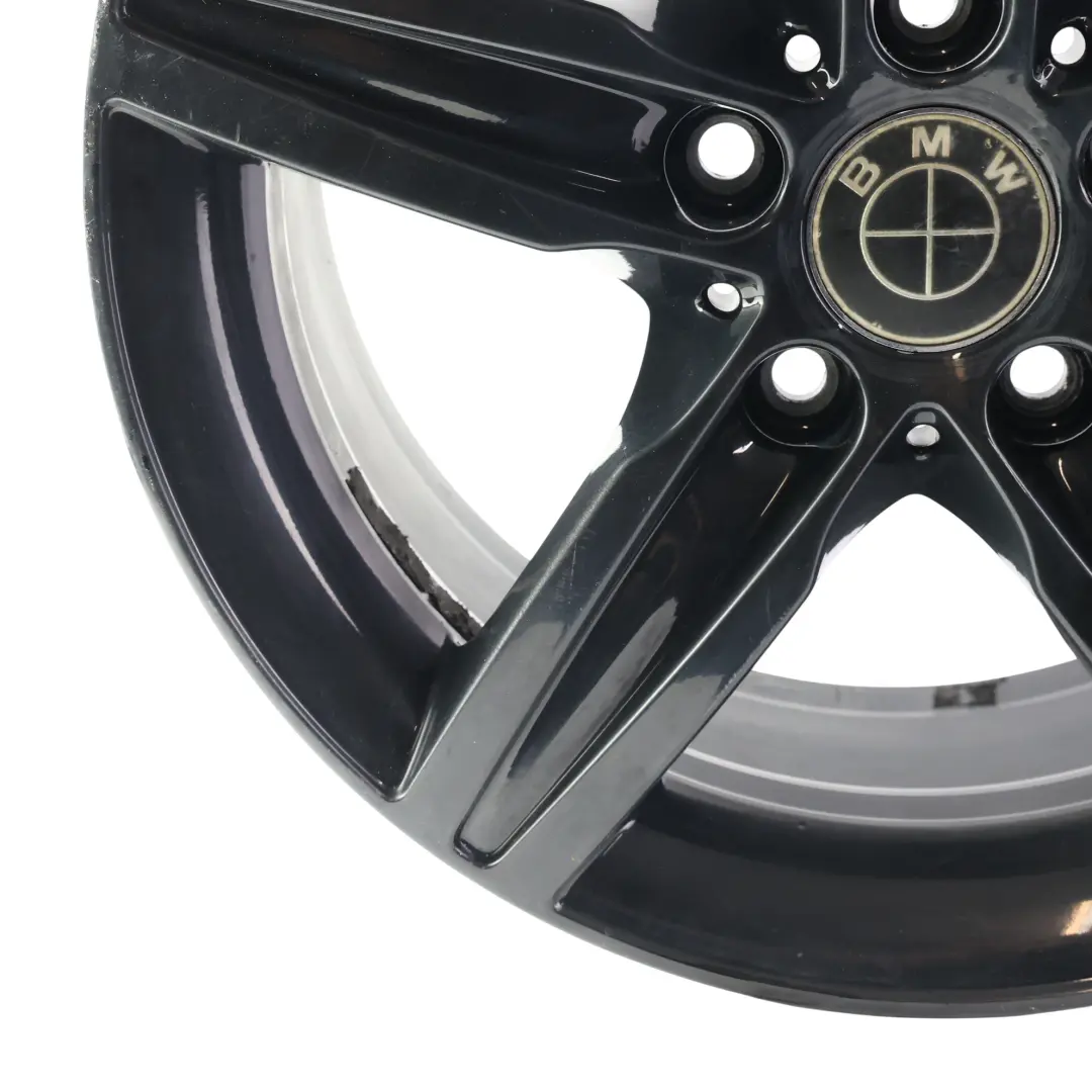 BMW F20 F21 F22 F23 Wheel Rim Alloy Black 17" Star Spoke 379 ET:43 7,5J - SKU 6850151-18 - Part number 6850151