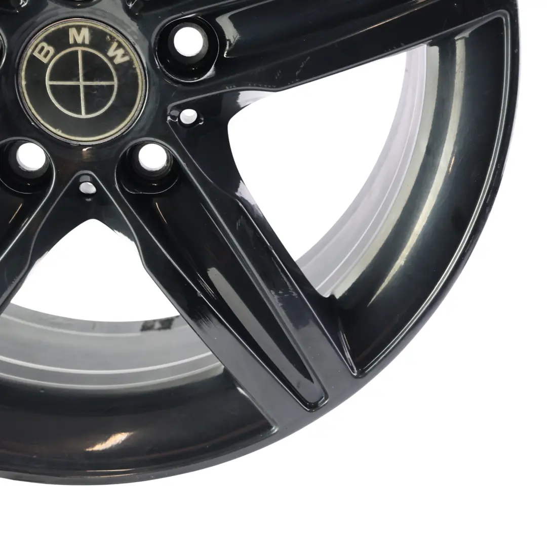 BMW F20 F21 F22 F23 Wheel Rim Alloy Black 17" Star Spoke 379 ET:43 7,5J - SKU 6850151-18 - Part number 6850151