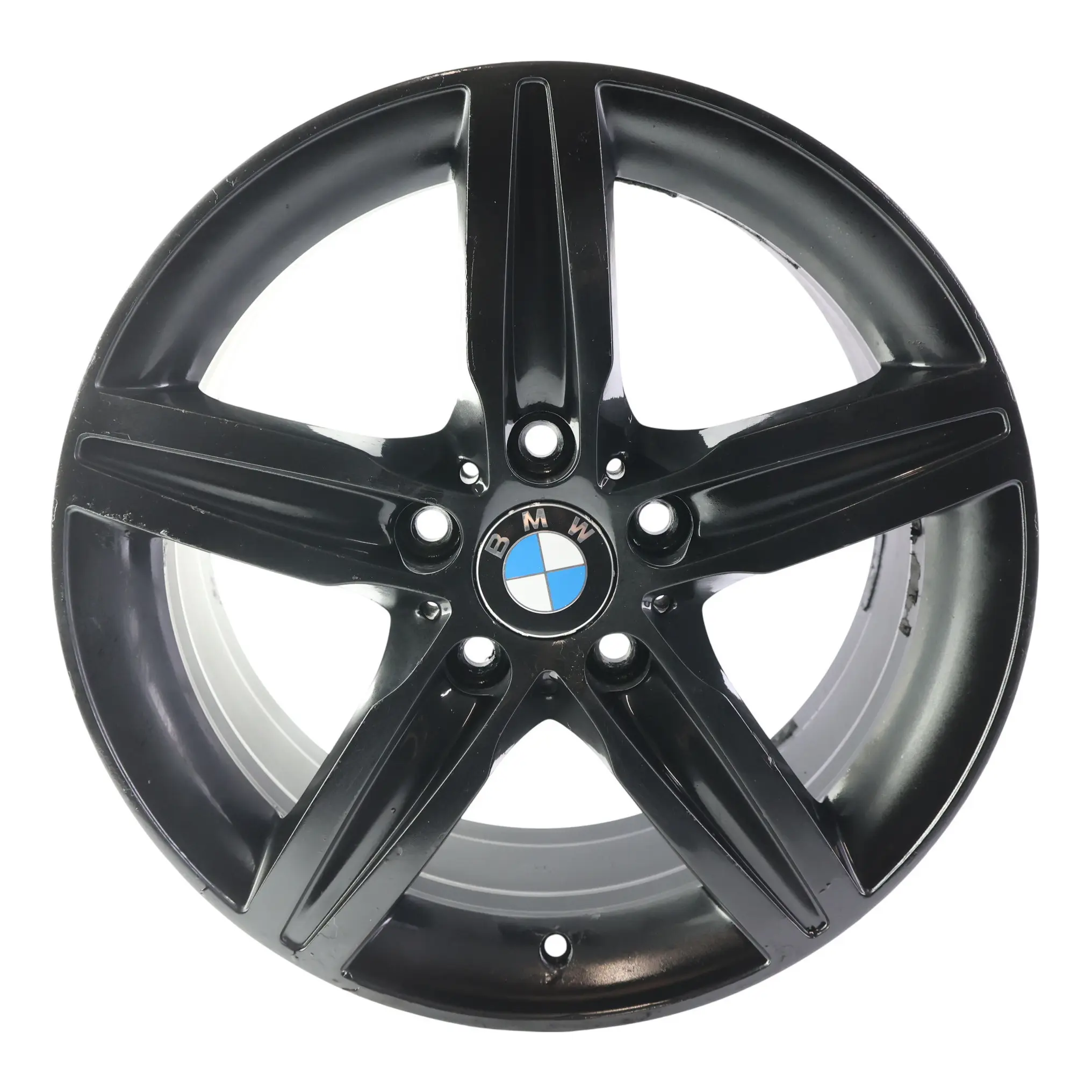 BMW F20 F21 Schwarz Leichtmetallfelge 17" Sternspeiche 379 ET:43 7,5J 6850151