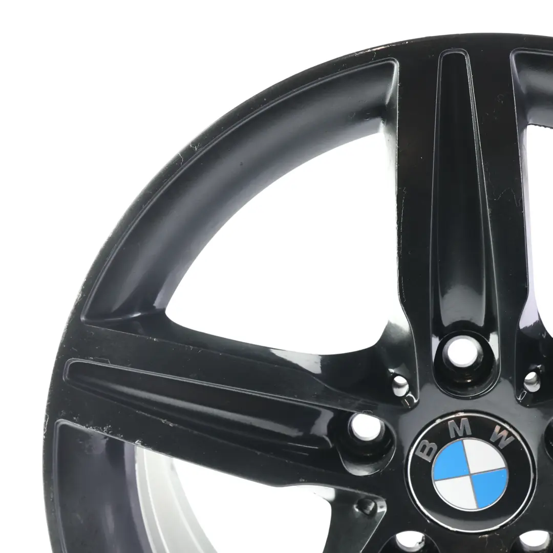 BMW F20 F21 Schwarz Leichtmetallfelge 17" Sternspeiche 379 ET:43 7,5J - SKU 6850151-7 - Teilenummer 6850151
