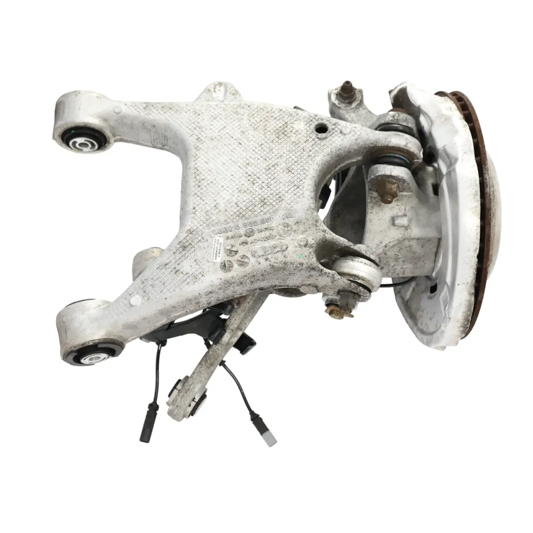 Pata Suspensión Eje Freno Portaruedas Trasero Derecho 640d N57Z para BMW F12 con número de pieza 6852894 BMW F12 Pata Suspensión Eje Freno Portaruedas Trasero Derecho 640d N57Z - SKU 6852894-2 - Número de pieza 6852894