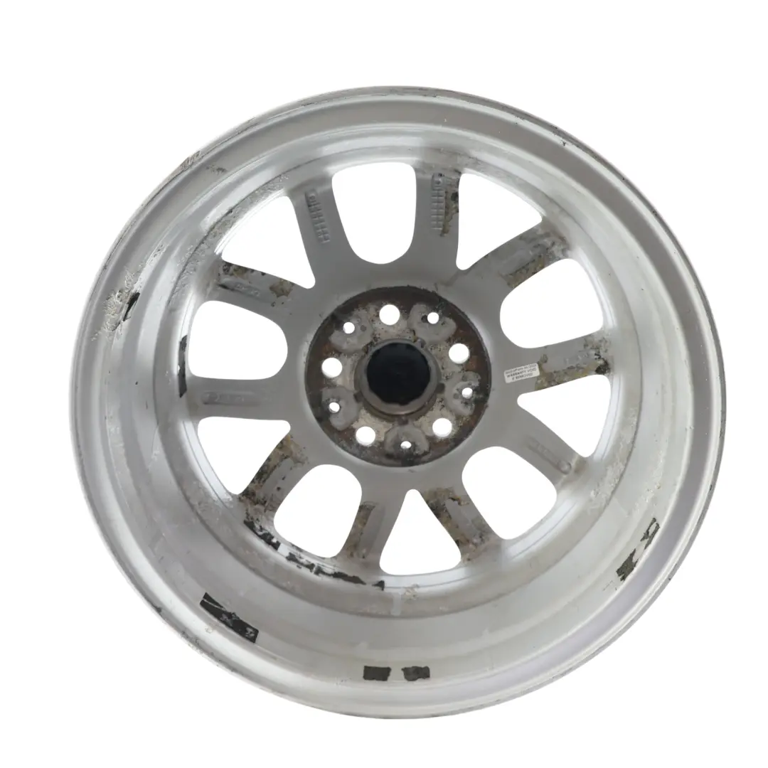 Jante argentée en alliage 16" Loop Spoke 494 6,5J ET:54 pour Mini Cooper F55 F56 à propos du numéro de pièce 6855103 Mini Cooper F55 F56 Jante argentée en alliage 16" Loop Spoke 494 6,5J ET:54 - SKU 6855103-2 - Numéro de pièce 6855103