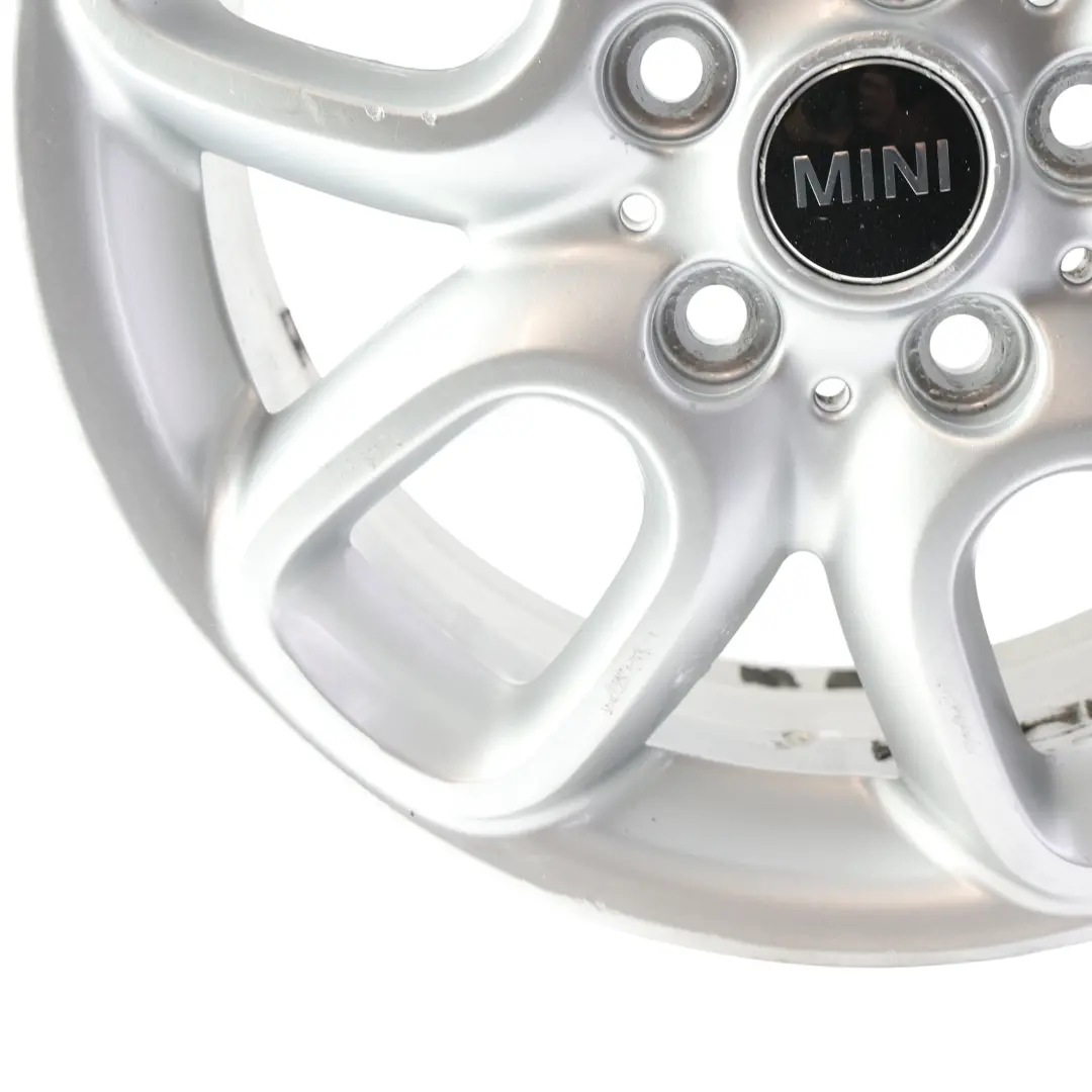 Mini Cooper F55 F56 Jante argentée en alliage 16" Loop Spoke 494 6,5J ET:54 - SKU 6855103-2 - Numéro de pièce 6855103