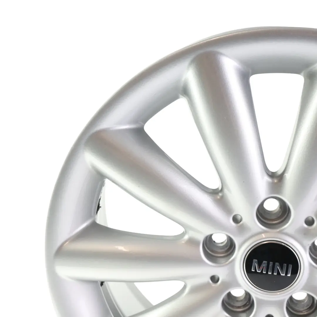 Mini Cooper F55 F56 Silver Wheel Alloy Rim 17" 7J ET:54 Cosmos Spoke 499 - SKU 6855108-3 - Part number 6855108